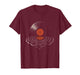 Vinyl Record Sunset Retro Music Ocean Aesthetic T-Shirt
