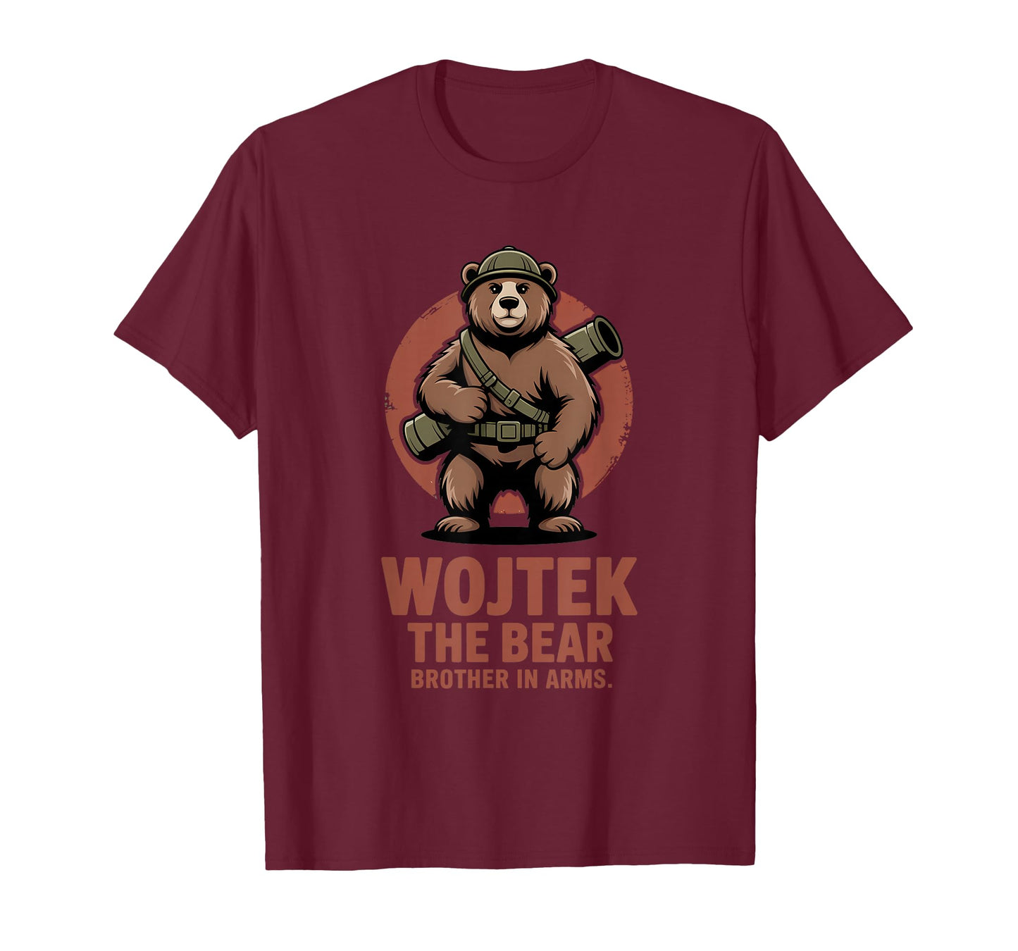 Wojtek Bear WWII Military History T-Shirt