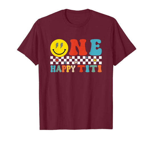 One Happy Dude Titi 1st Birthday Family Matching T-Shirt