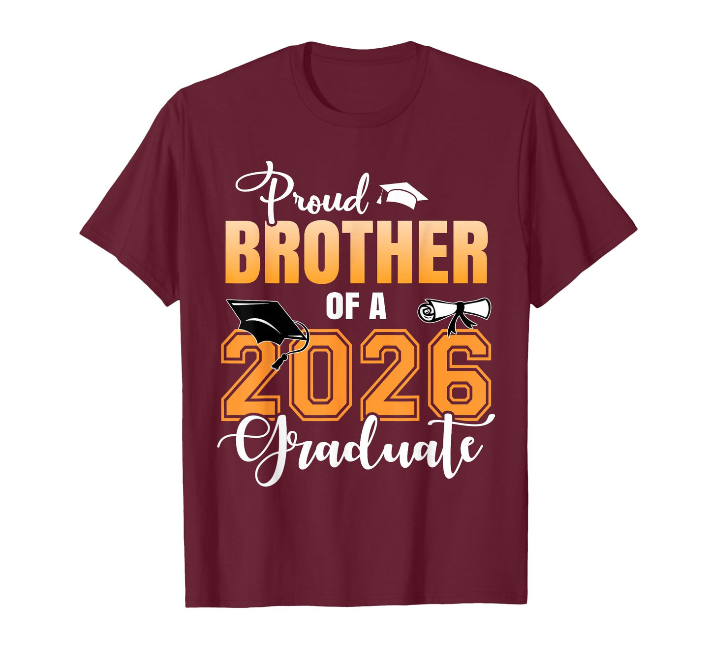 Proud Brother of A 2026 Graduate Graduation Brother 2026 T-Shirt