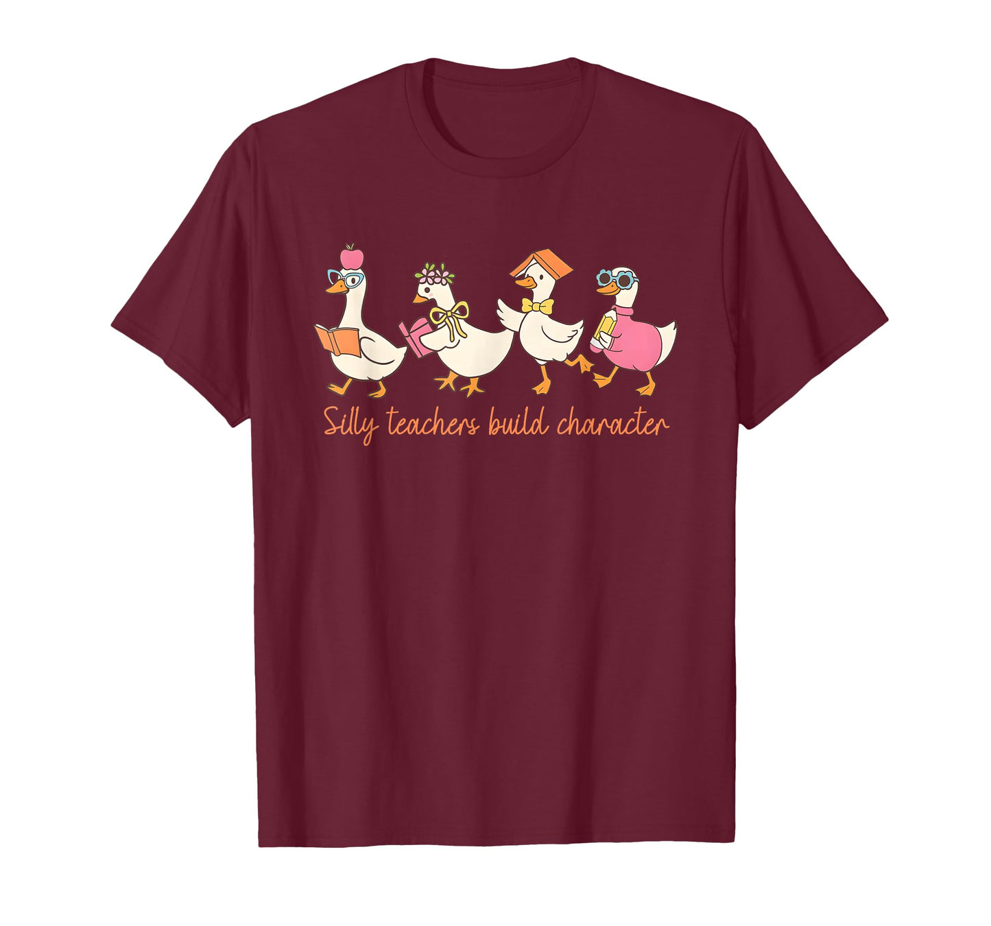 Silly Teacher Goose Appreciation Teachers Day Funny Meme T-Shirt
