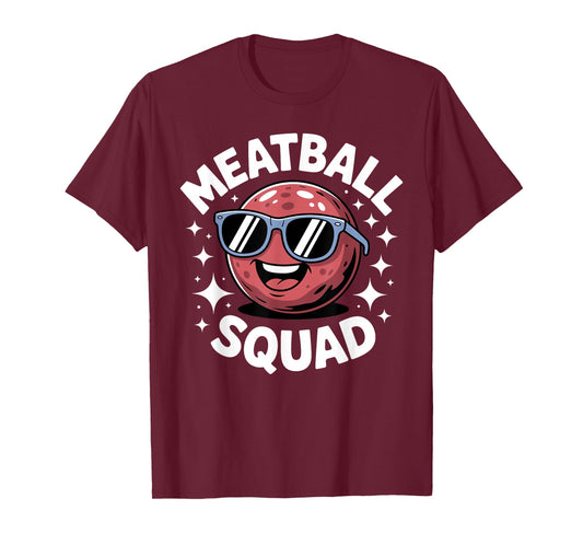 Funny Meatball Costume for Men Women Food Meatball Lover T-Shirt