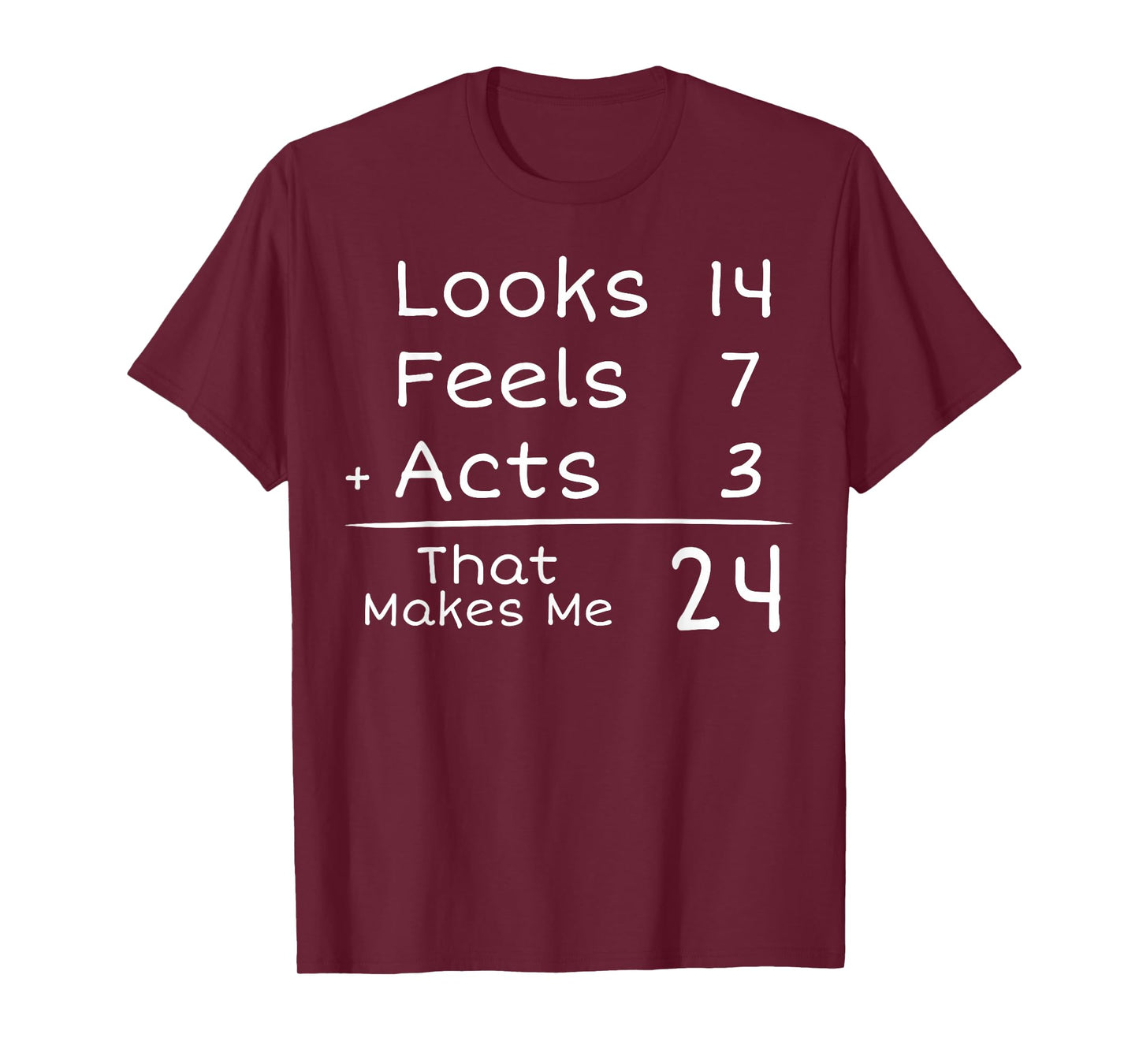 24th B-Day Funny 24th Birthday Idea Present Funny Meme 24th T-Shirt
