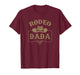 Rodeo Dada Cowboy Cowgirl Birthday Matching Family T-Shirt