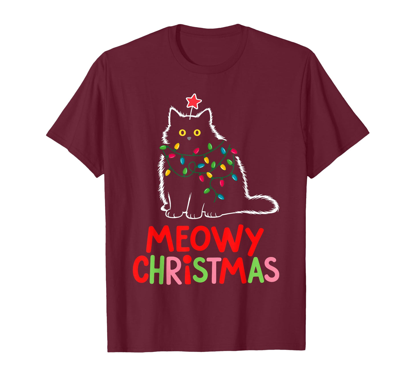 Meowy Christmas cat T-Shirt