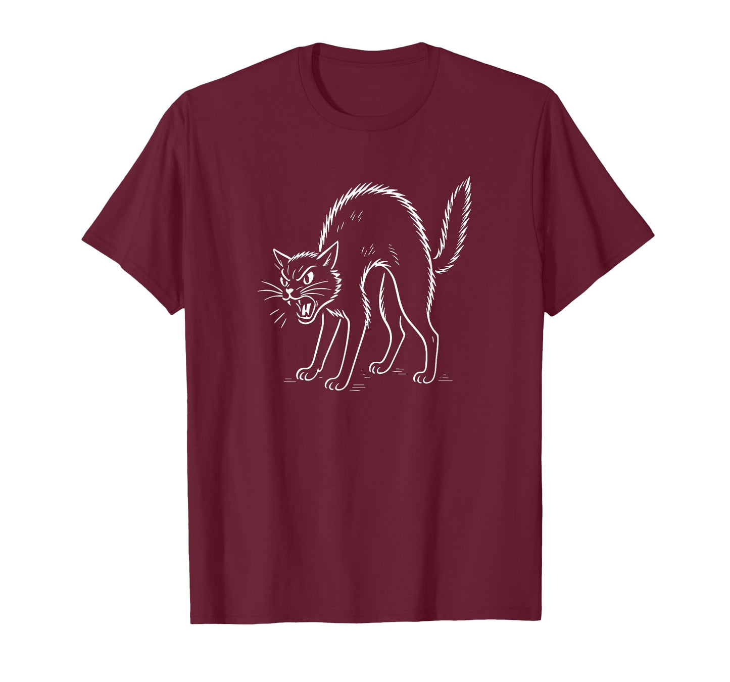 Hissing Black Cat T-Shirt