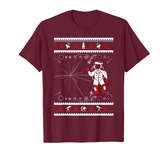 Science Astronaut Christmas Men Women Kids Funny Space T-Shirt