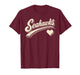 Retro Seahawks Name Heart Script Gift for Men Women Kids T-Shirt