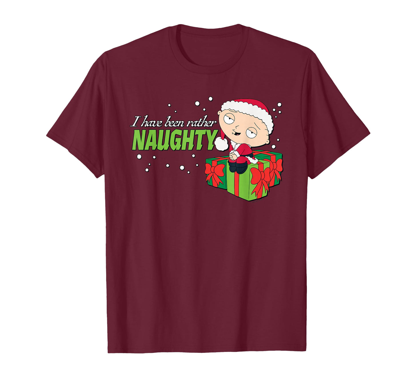 Family Guy Santa Stewie Funny Cartoon T-Shirt