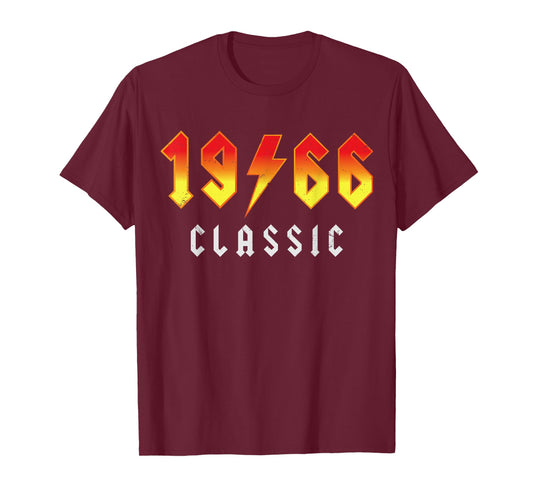 Classic 60 Birthday Decorations Men 60yr 1966 60th Birthday T-Shirt