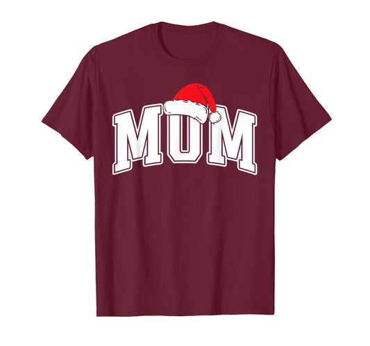 Mom Claus Christmas Matching Family Xmas Pajama Mama T-Shirt