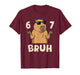 Six Seven Bruh 67 Meme Capybara 67 Capybara for Boys Kids T-Shirt