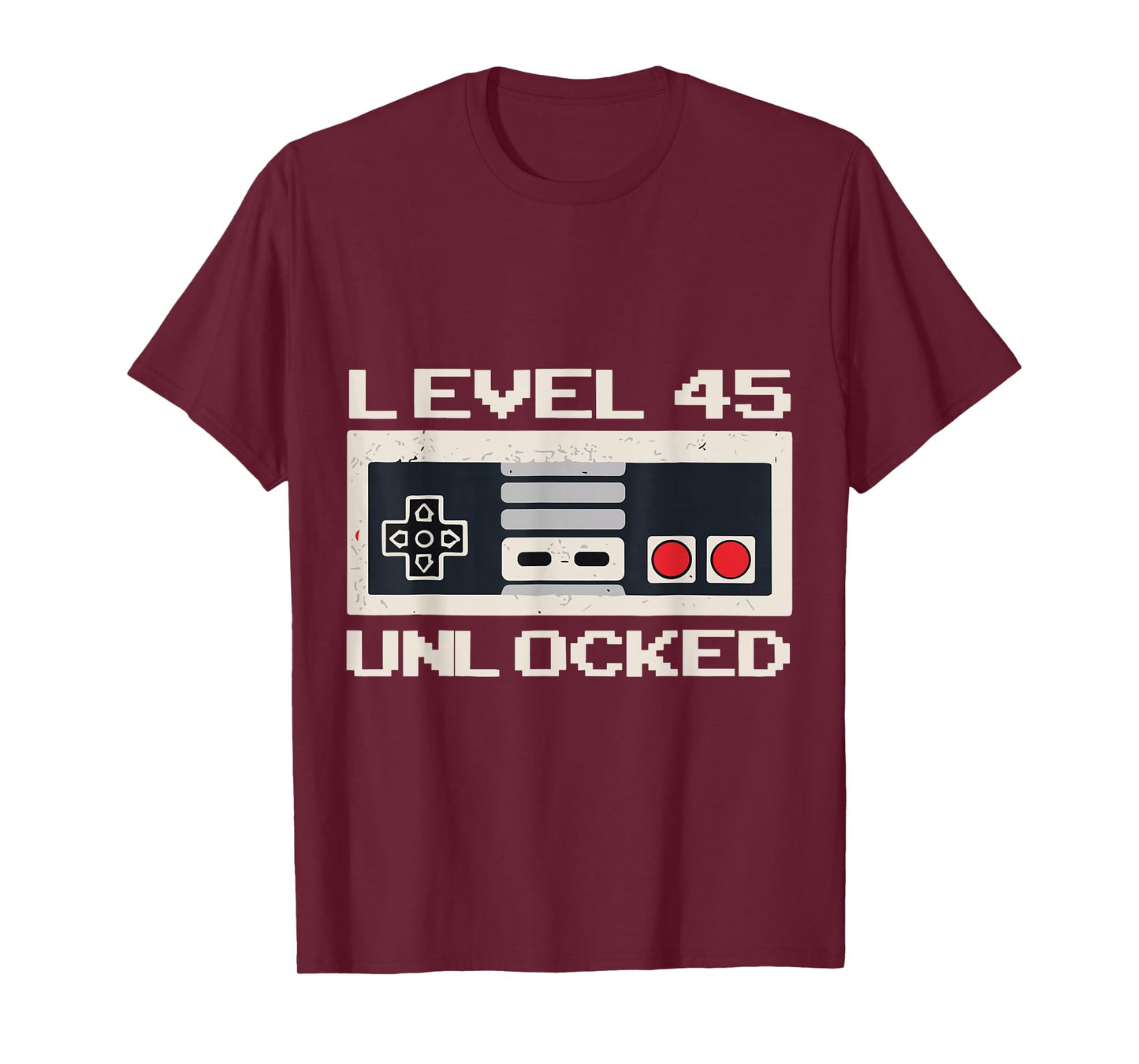 Unlock Level 45 Years Ago 45th Birthday Shirts for Women Men T-Shirt