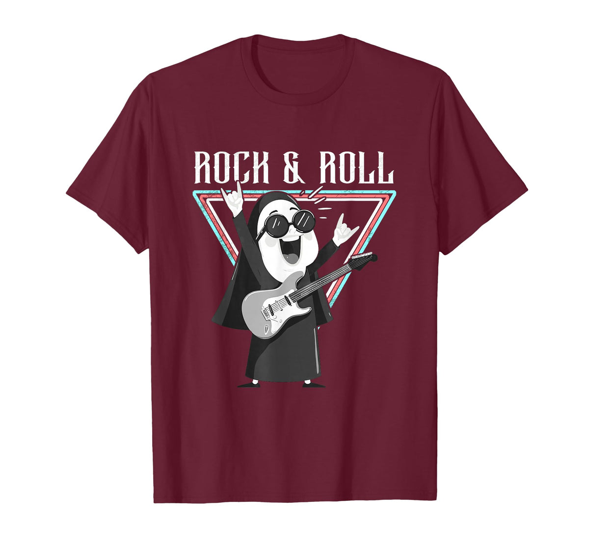 Rock & Roll Fun Graphic Illustration T-Shirt