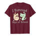 Cute Cat I Survived 67 Days of School Teachers Students T-Shirt