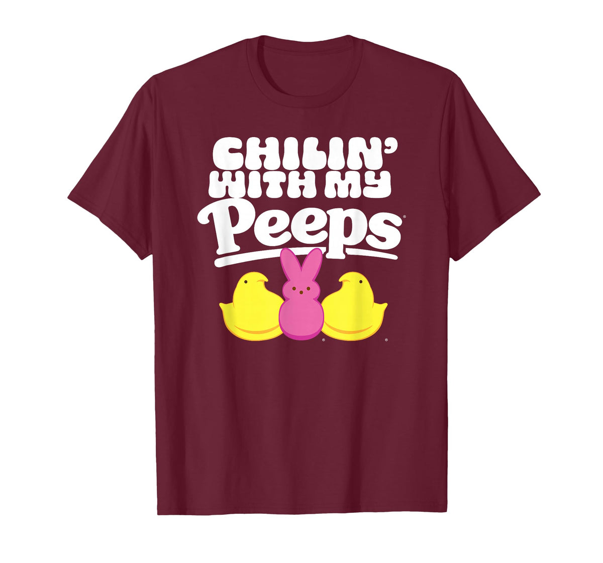 Peeps Chillin' with My Peeps Funny Poster T-Shirt