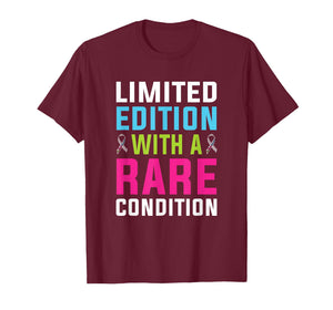Rare Disease Awareness Day 2026 Rare Condition Zebra Ribbon T-Shirt
