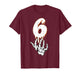 Halloween Shirts Number 6 Matching 67 Meme Skeleton Hand T-Shirt