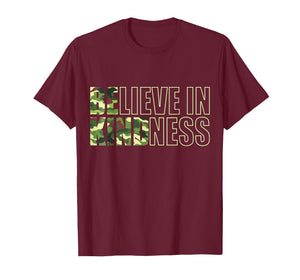 Be Kind Inspirational Boys Men Camo Kindness Anti Bullying T-Shirt