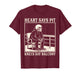 Funny Skeleton Feeling Old Heart Says Pit Knees Say Balcony T-Shirt