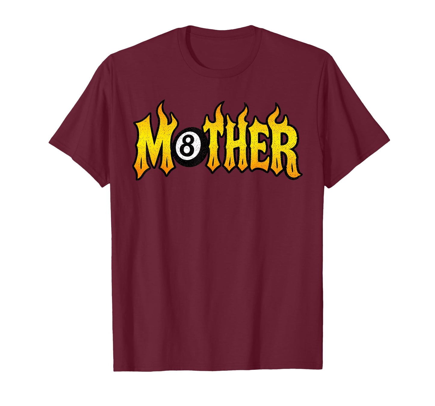 Mother 8 Ball Funny Pool Mom Vintage T-Shirt