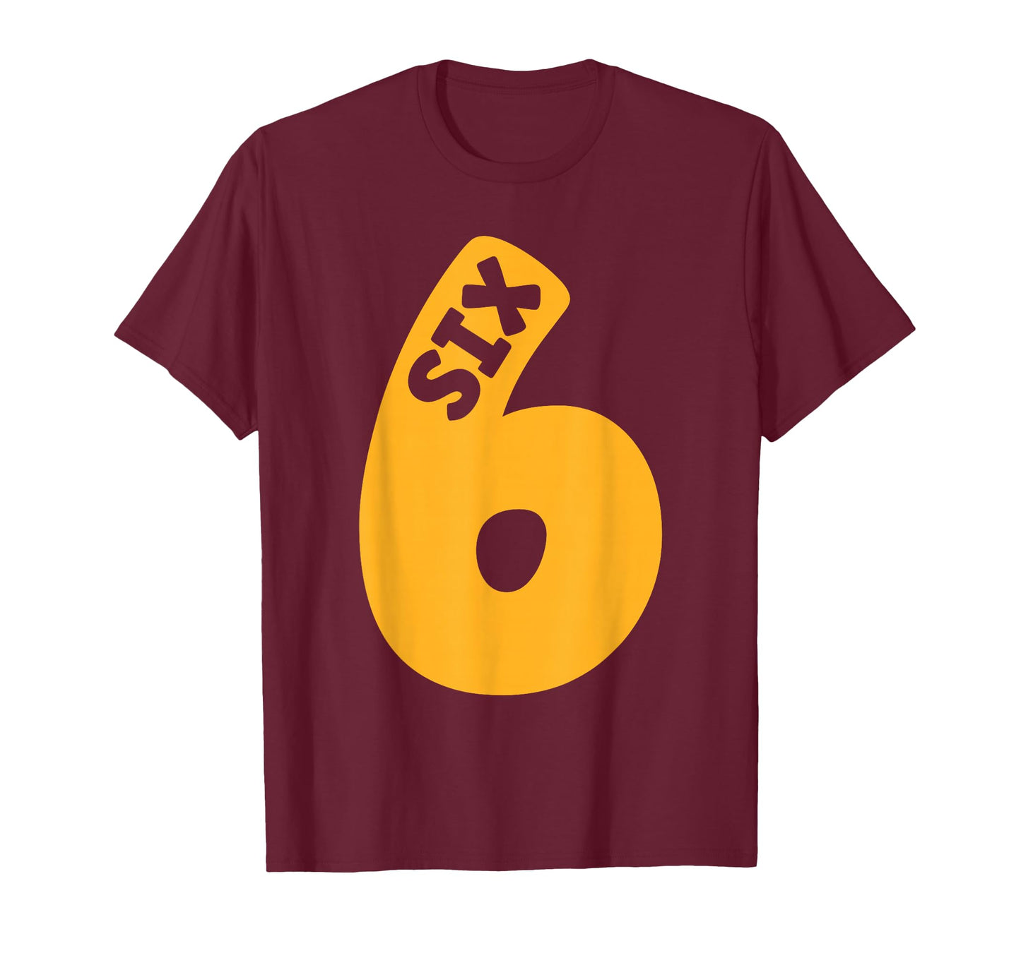 Funny Six Seven Meme 6 7 Halloween Costume Matching 6 T-Shirt