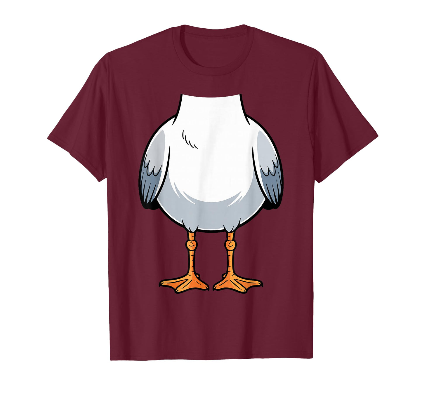 Seagull Shirt Adult Kids Men Women Seagull Costume T-Shirt