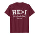 Women Christian Shirts HE>i He is Greater Worship Jesus Love T-Shirt