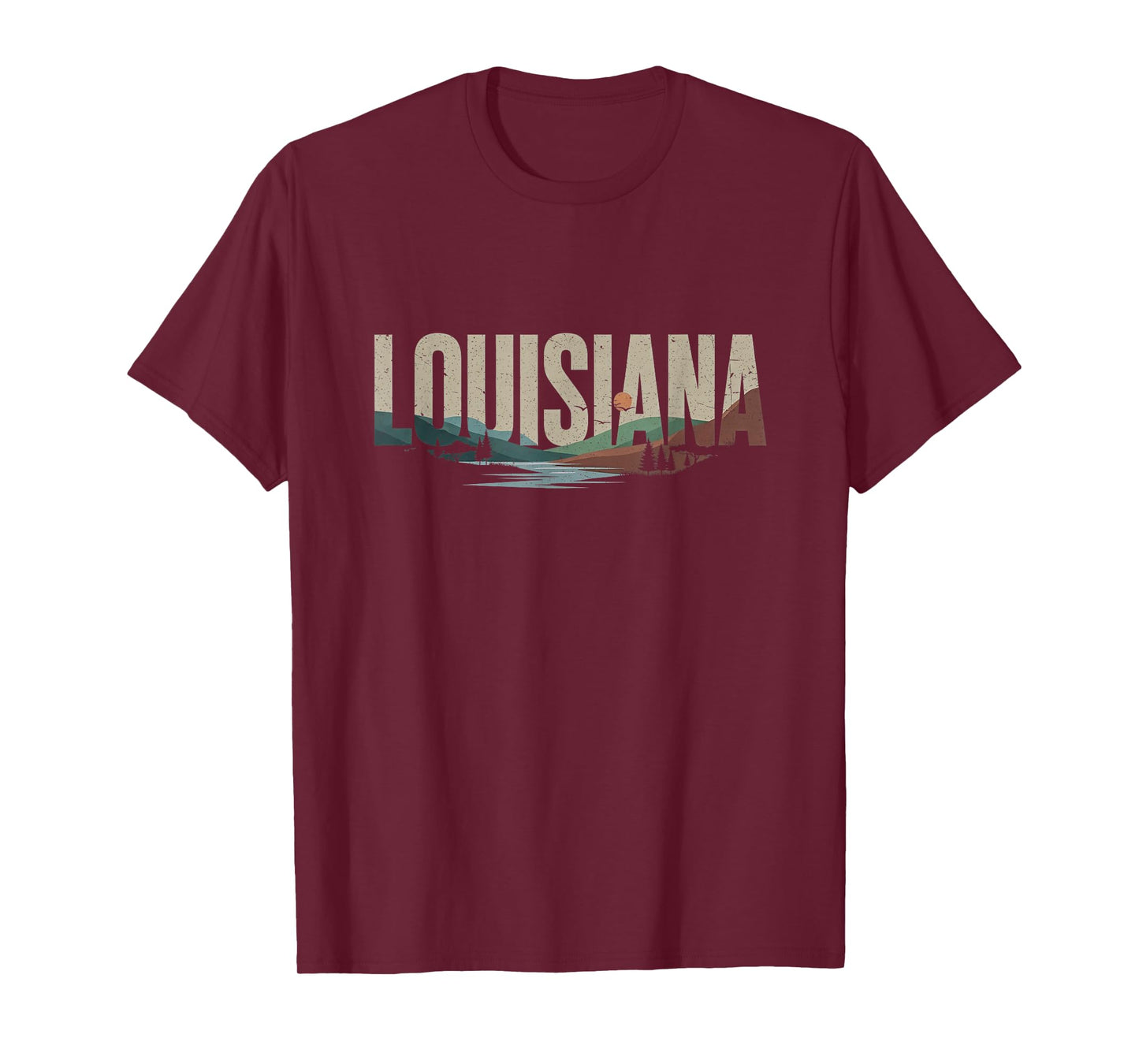 Retro Louisiana Artwork T-Shirt