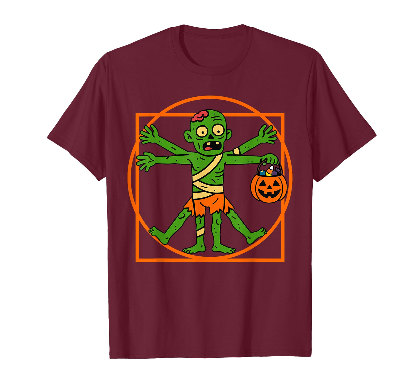 Zombie Men Women Kids Funny Halloween T-Shirt
