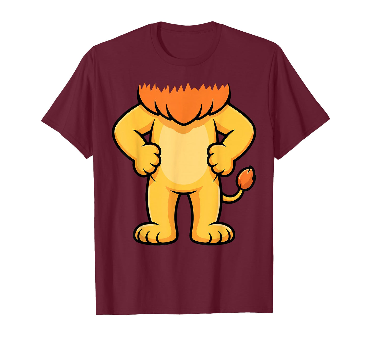 Lion Shirt Adult Men Women Kids Lion Costume T-Shirt