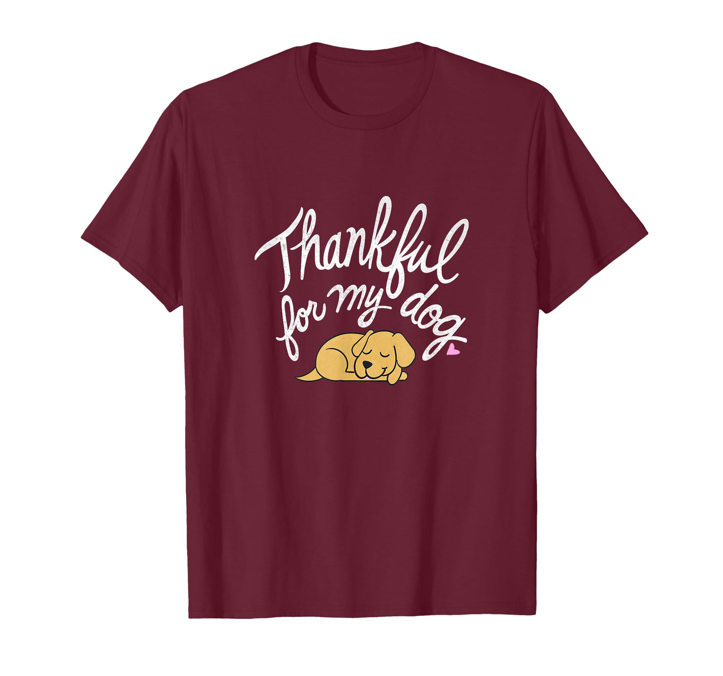 Thankful for My Dog Thanksgiving Dog Lovers T-Shirt