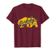 Berkeley Retro Typography Inside Bear Silhouette T-Shirt