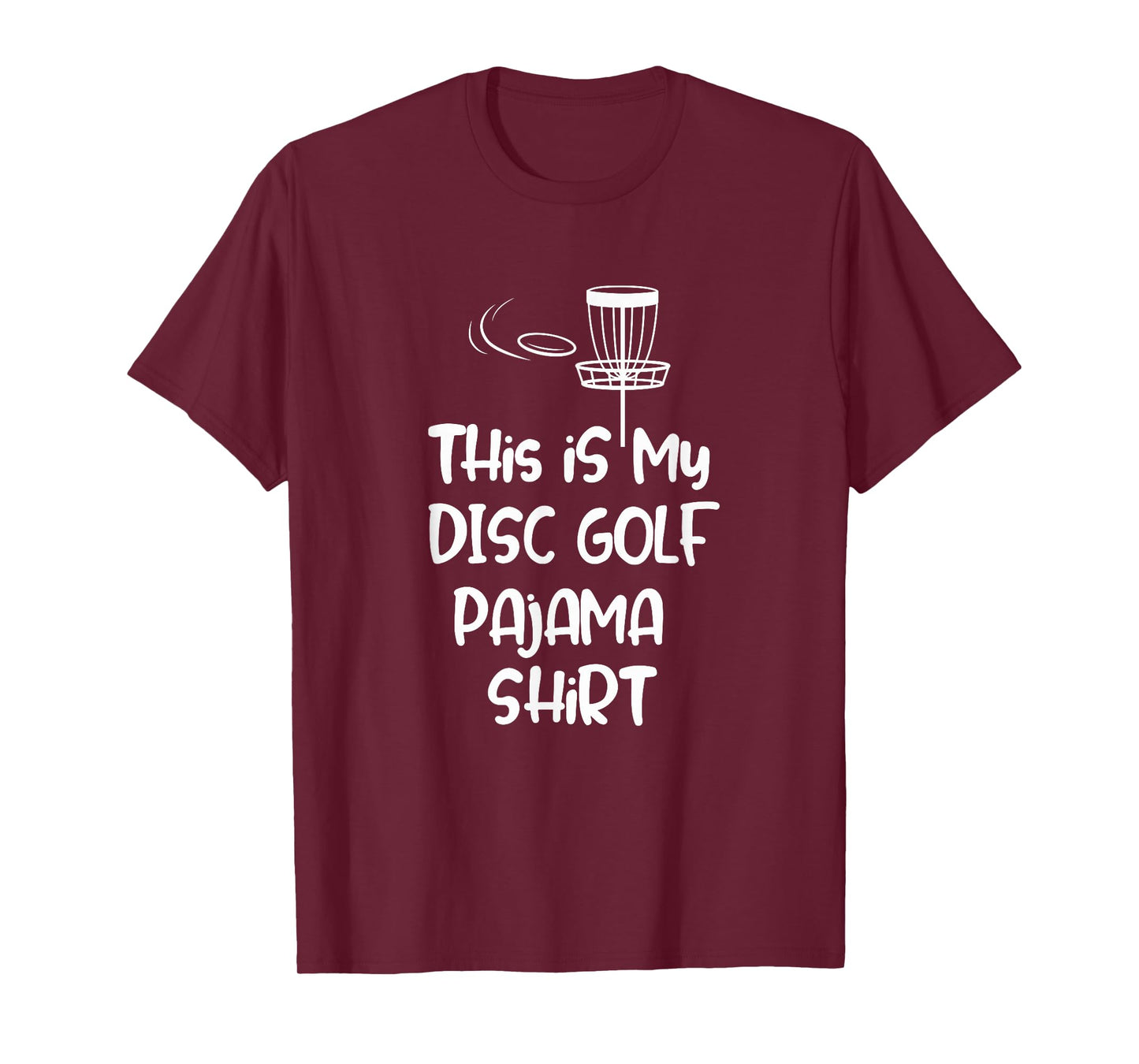 This is My Disc Golf Pajama Shirt, Funny Disc Golfer Tee T-Shirt