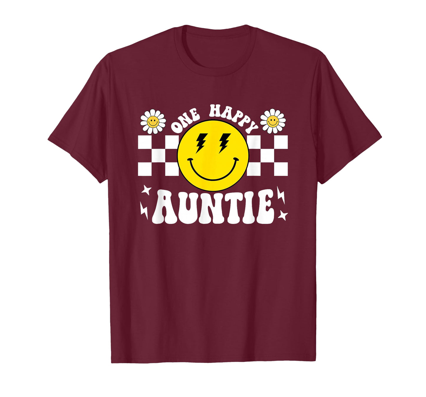 One Happy Dude Auntie 1st Birthday Family Matching T-Shirt