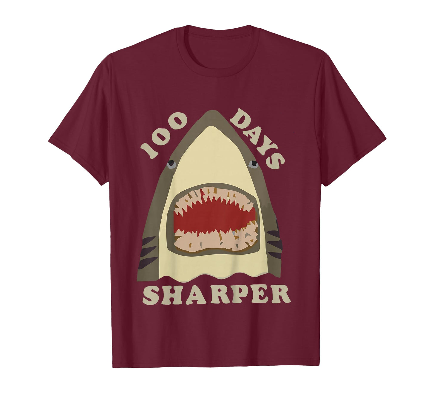 Kids 100 Days Sharper Shark T-Shirt