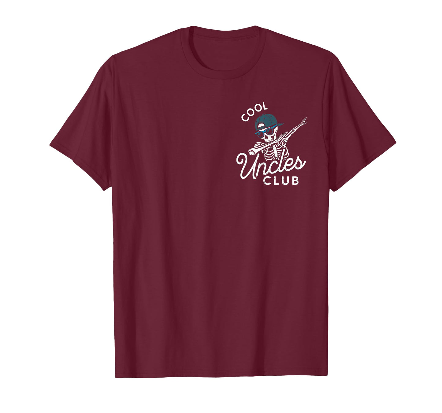 Funny Cool Uncles Club Shirt Funny Skeleton Uncle Men T-Shirt