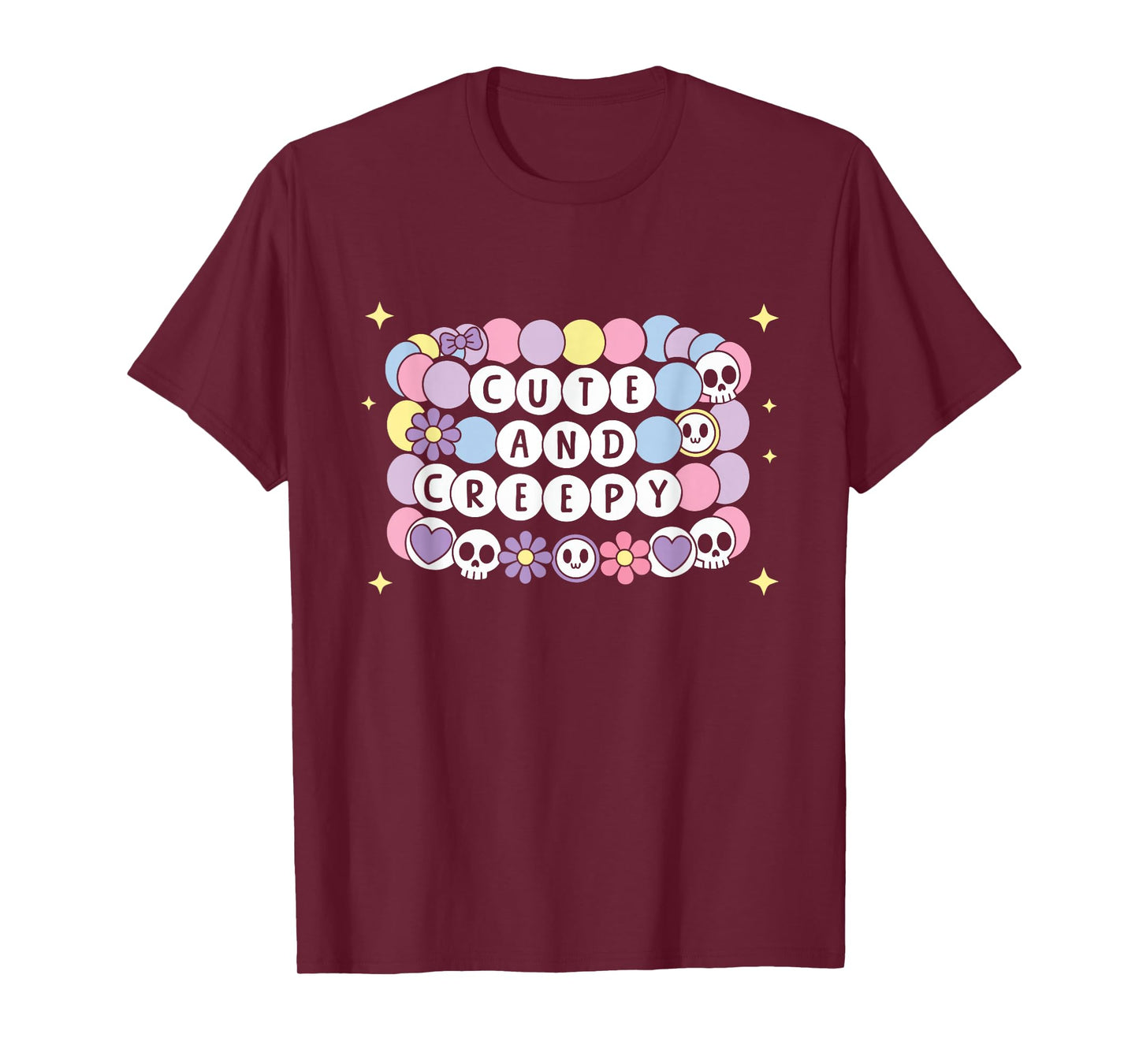 Cute and Creepy E-Girl Nu-Goth Kawaii Gothic Pastel Goth T-Shirt