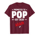 Promoted to Pop Again 2026 Baby Announcement New Grandparent T-Shirt