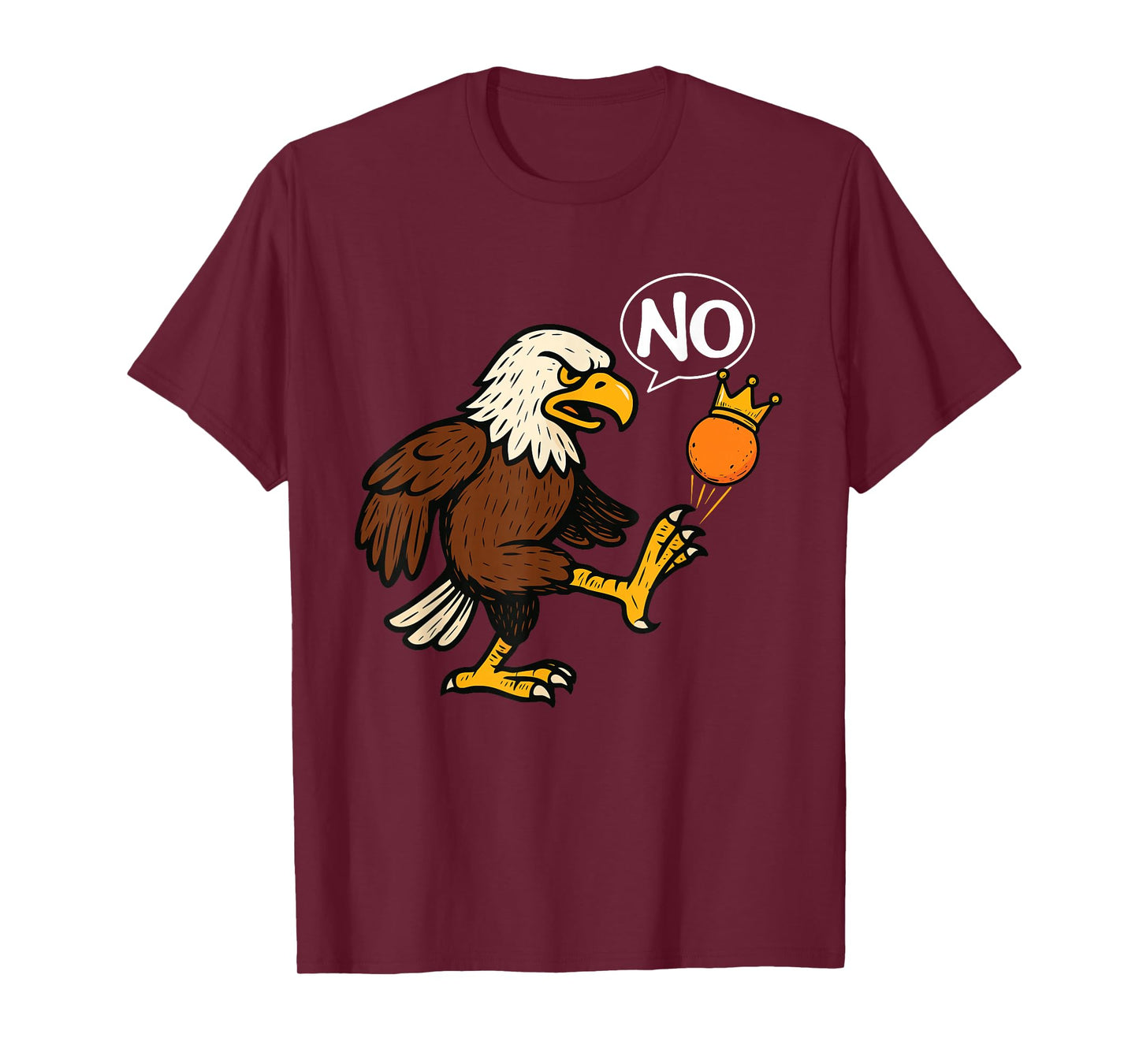 No to Monarchy - Anti-Monarchy Statement Anti-Authoritarian T-Shirt