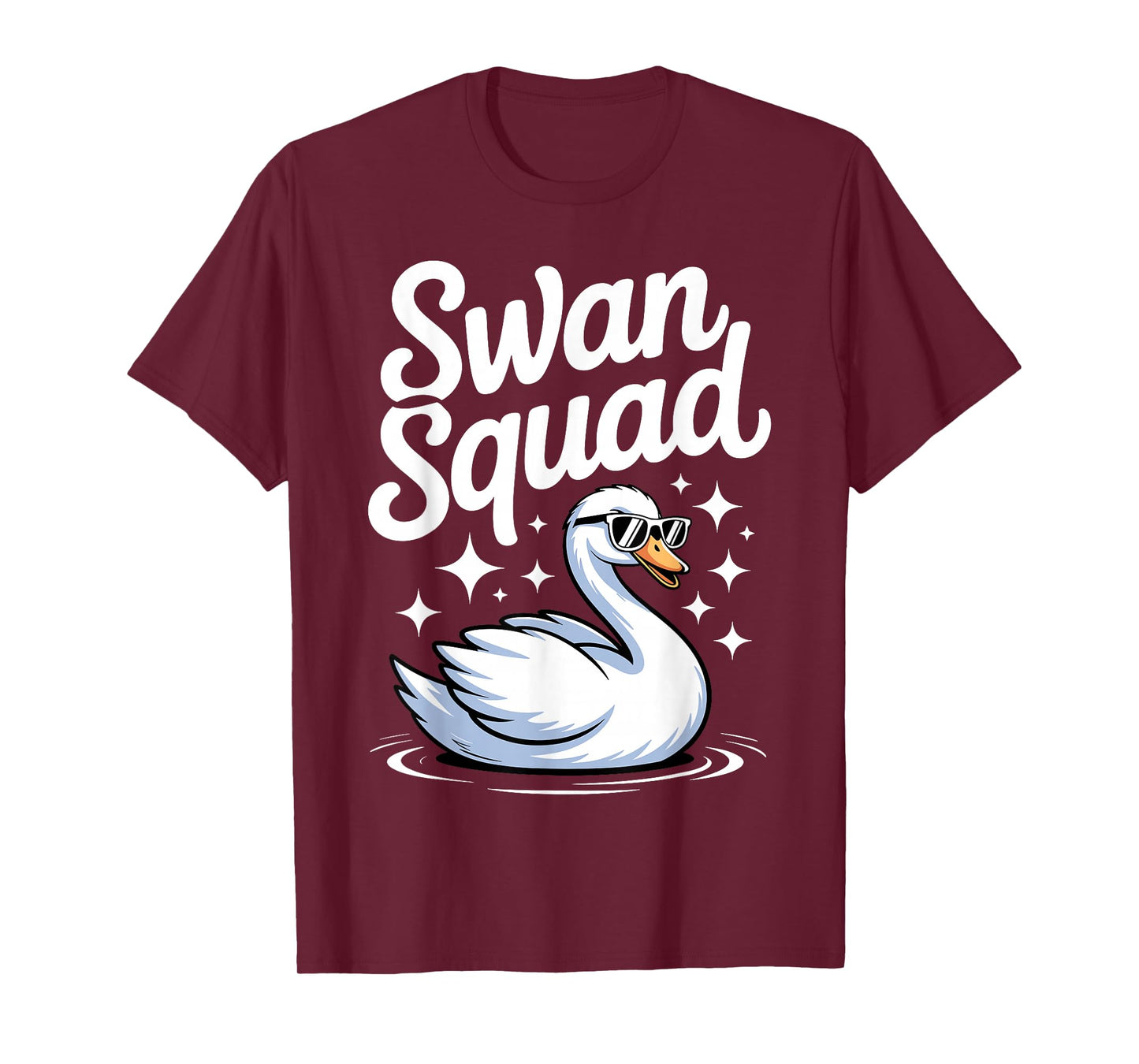 Funny Swan Design for Men Women Toddlers Animal Swan Lover T-Shirt