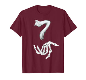 Six Seven Meme 6 7 67 Halloween Skeleton Couple Costume T-Shirt