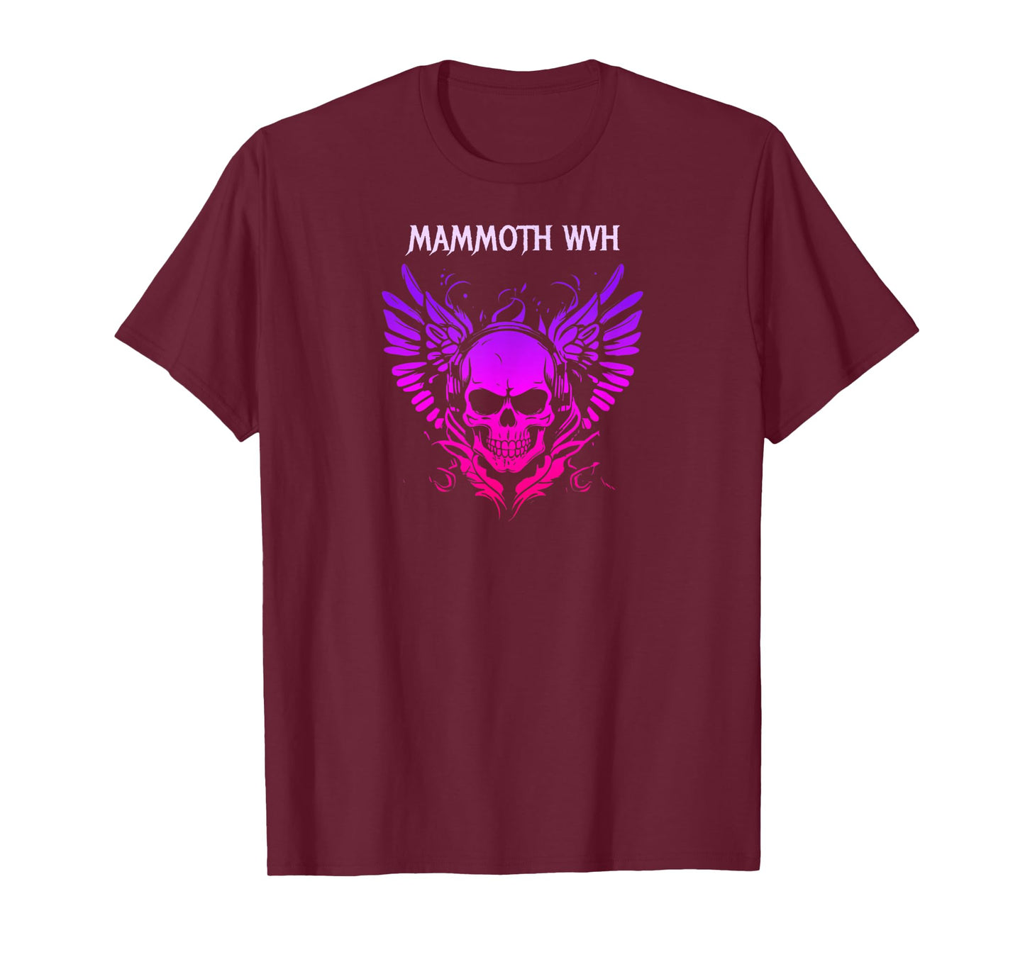 Mammoth Music WVH Funny Vintage Design Skull for Men Women T-Shirt