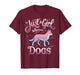 Just a Girl Who Loves Dogs Women Men Funny Lover T-Shirt T-Shirt