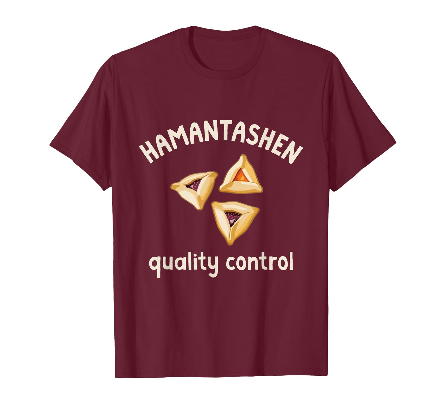 Hamantaschen Quality Control Happy Purim Queen Esther Party T-Shirt