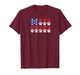 USA Paw Print Design for Dog & Cat Lovers T-Shirt