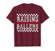 Baseball Player Raising Ballers Game Day Respect The Drip T-Shirt