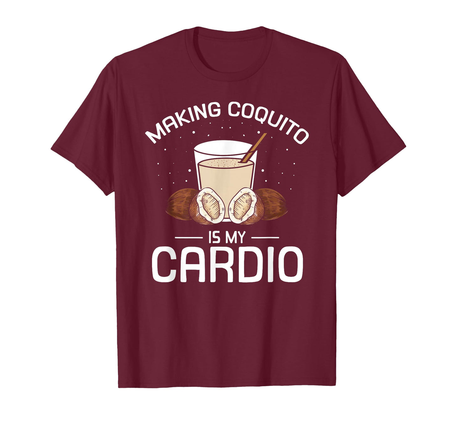 Coquito Maker Workout Coquito Navidad Puerto Rican Christmas T-Shirt