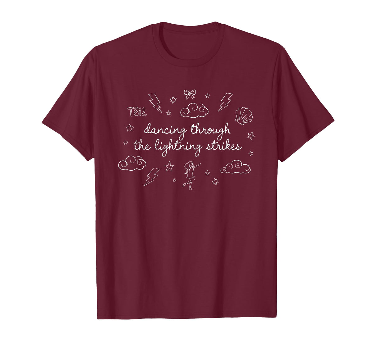 Dancing Through The Lightning Strikes, Funny Dancing T-Shirt