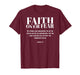 Faith Over Fear Christian Jesus Bible Verse Men Women Gift T-Shirt